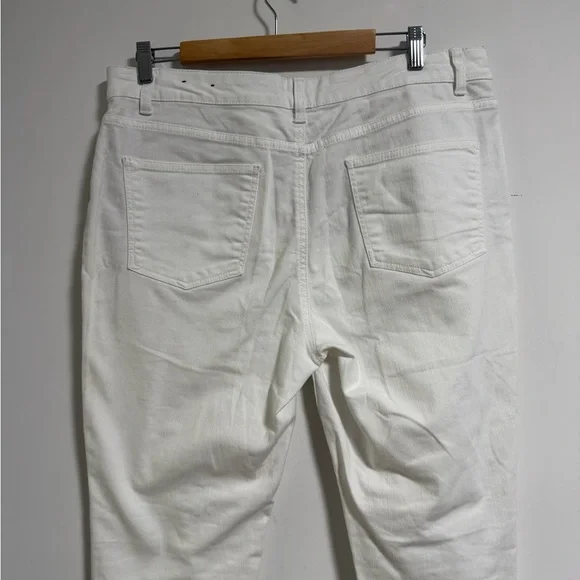 Talbots Simply Flattering White Denim Pants - Picture 8 of 16
